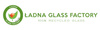 Glass stemmed vase W-ST 27/11 H:27cm D:11cm Green