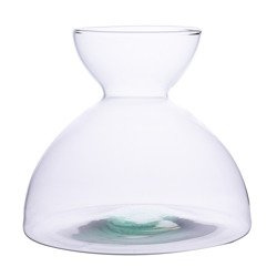 Glass vase WL-94 H:18,2cm D:20,7cm