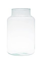 Glass jar vase W-395H H:25cm D:17cm 