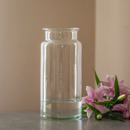 Glass jar vase W-332B1 H:40cm D:19cm