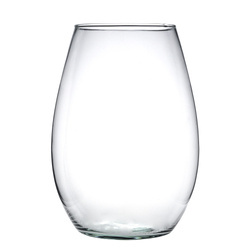 Glass vase W-695 H:23,5cm D:17cm