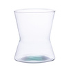 Glass vase W-195C H:18cm D:12cm