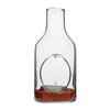 Glass bottle vase W-485 side hole H:20cm D:9cm 