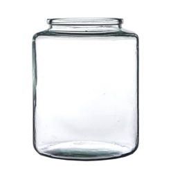 Glass jar vase H:20cm D:14,5cm WM-K019