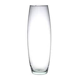 Glass vase W-319C H:28cm D:10cm