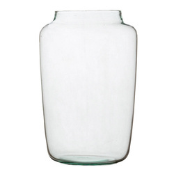 Glass jar vase W-759 H:28cm D:17cm SALE
