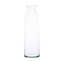 Glass bottle vase W-245B H:30cm D:9,5cm