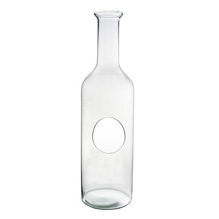 Glass vase H:55cm D:15cm W-504B+side hole