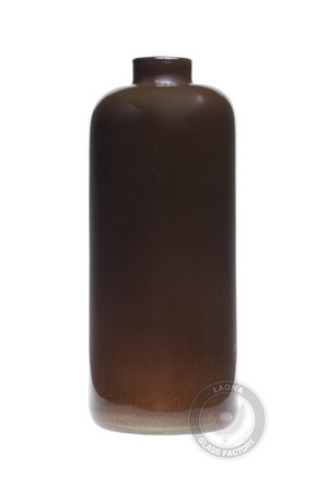 Vase in the shape of a brown W-322 bottle H25cm