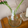 Glass jar vase W-456C H:37cm D:26cm 
