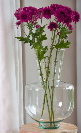 Tall bottle vase W-784A H:45cm D:28cm