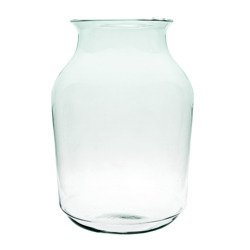 Glass jar vase W-474A H:32,5cm D:23cm