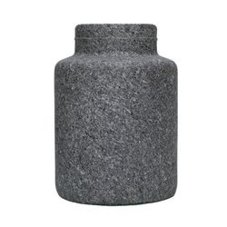 Glass jar vase H:20cm D:14,5cm WMP-001 LOFTI granite