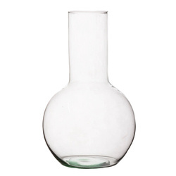 Glass bottle vase W-681 H:31cm D:19cm