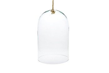 Glass dome W-315E1+rope H:40cm D:19cm