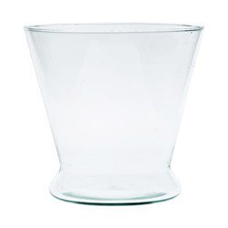 Glass vase W-101 H:16cm D:17,5cm