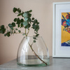 Glass vase W-440C H:20,5cm D:25cm SALE