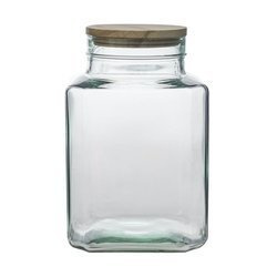 Glass jar vase H:20cm D:13,5 cm WM-8P003