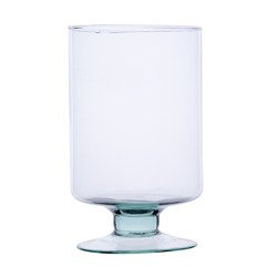 Stemmed glass vase WWN-30/12 H30cm