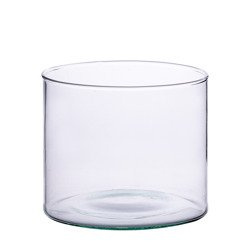Glass cylinder vase WL-89 H:13,5 D:14