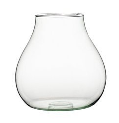 Glass vase W-594 H:17cm D:17cm