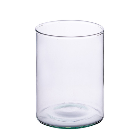 Glass cylinder vase H:21cm D:15cm