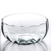 Glass salad bowl W-698A opt H:10cm D:22cm