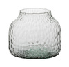 Glass vase WL-63 hammered H:12cm D:15,5cm