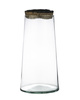 Glass terrarium W-667 H:30cm D:16cm + bark cork