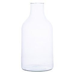 Glass bottle vase W-394C H:30cm D:15cm