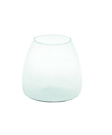 Glass vase W-440B H:19cm D:19cm