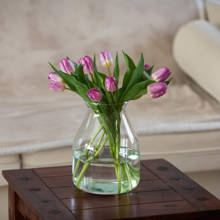 Glass vase W-537D D:34cm D:25cm SALE