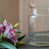 Glass jar vase W-332P5 H:20cm D:15cm