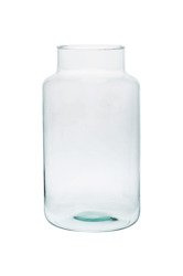 Glass jar vase W-395D H:35cm D:19cm