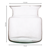 Jar vase W-332E H:12,5cm D:12cm