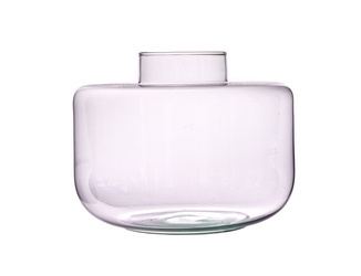 Glass vase W-734 H:29cm D:14cm