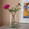 Glass jar vase H:25cm D:14cm W-332N1