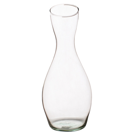 Glass vase  W-168 slant H:31,5cm D:12,5cm