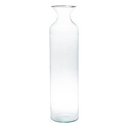 Glass bottle vase W-356B H:70cm D:18cm