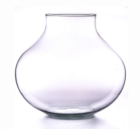 Glass vase W-591A H:28cm D:31cm