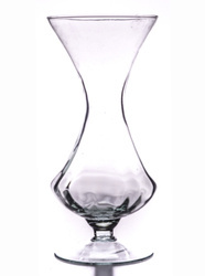 Glass vase W-357B H:20cm, D:9cm