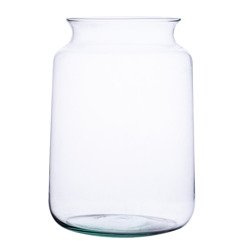 Glass jar vase W-449 H:24cm D:17cm