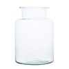 Glass jar vase W-332R1 H:19,5cm; D:14cm