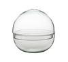 Two piece terrarium glass sphere W-610A+W-611A H:12cm D:12cm