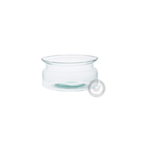 Glass jar vase W-332G2 H:9.5cm D:19cm
