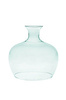 Glass vase W-257/2xcut H:23cm D:22,5cm