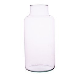 Glass jar vase W-395K3 H:30cm D:14,5cm