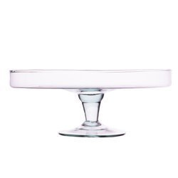 Glass cake stand P-11 H:10cm D:25cm