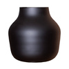 Black mat jar vase W-456A mat H:19 cm D:19 cm