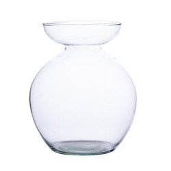 Glass vase W-288 H:20cm D:17cm